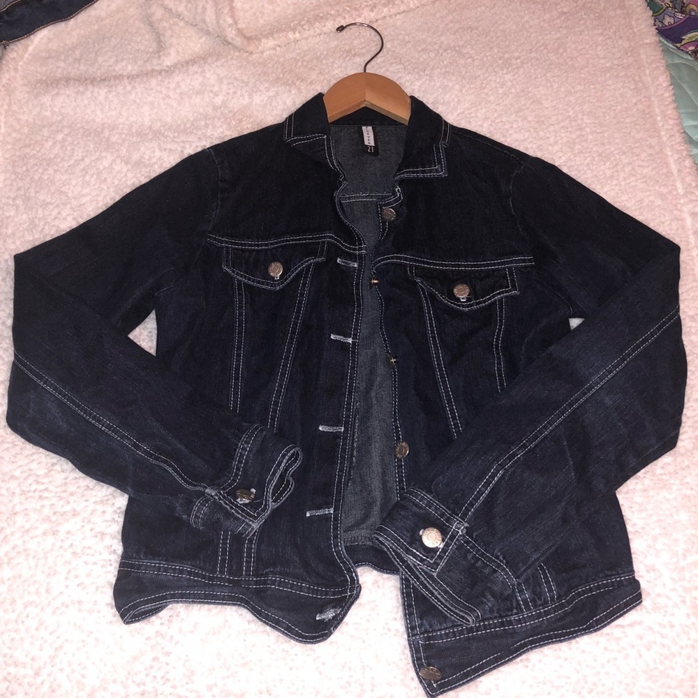 🥶🥶🥶Forever 21 Dark Jean Jacket